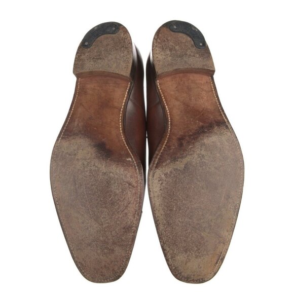 Church’s Authentic Leather Oxfords Oxford Solid Brown Shoes 12.5 - Picture 5 of 8